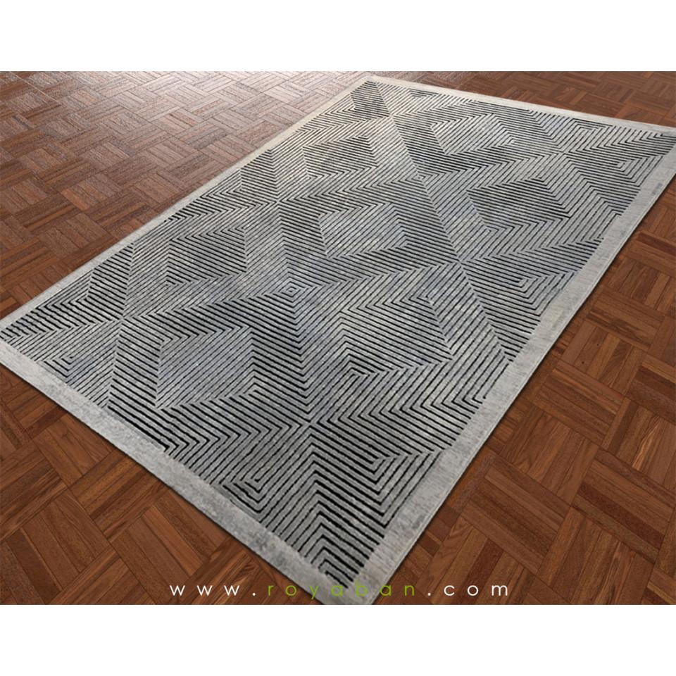 فرش مدرن طرح لوزی