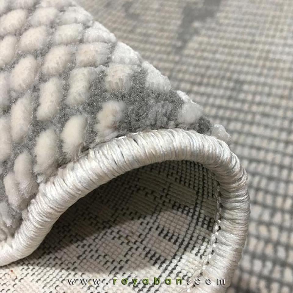 فرش مدرن فانتزی مدل پیکسل رنگ توسی