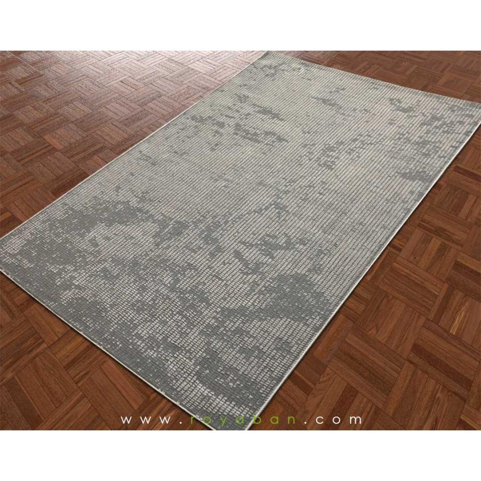 فرش مدرن فانتزی مدل پیکسل رنگ توسی