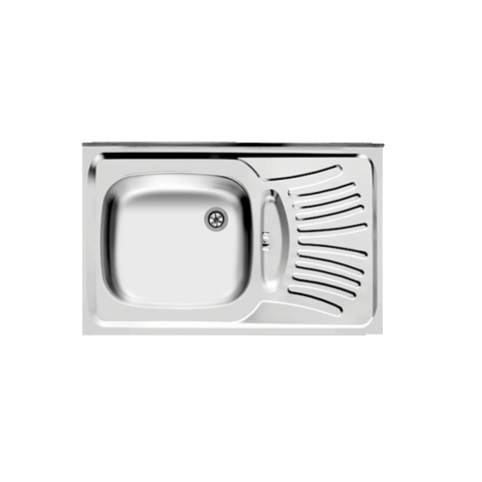 سینک استیل روکار اخوان کد 124