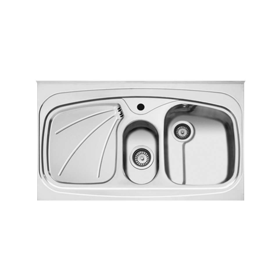 سینک استیل روکار اخوان کد 23