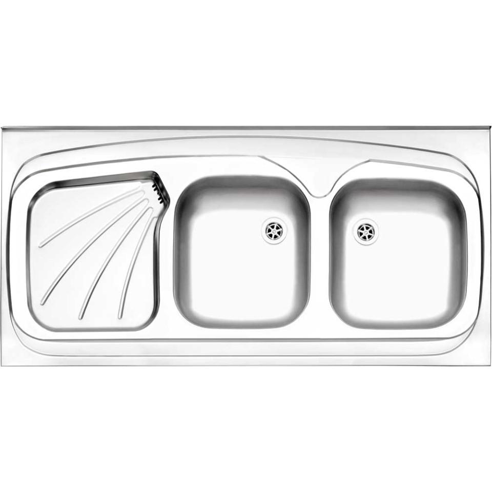 سینک استیل روکار استیل البرز مدل 220/60