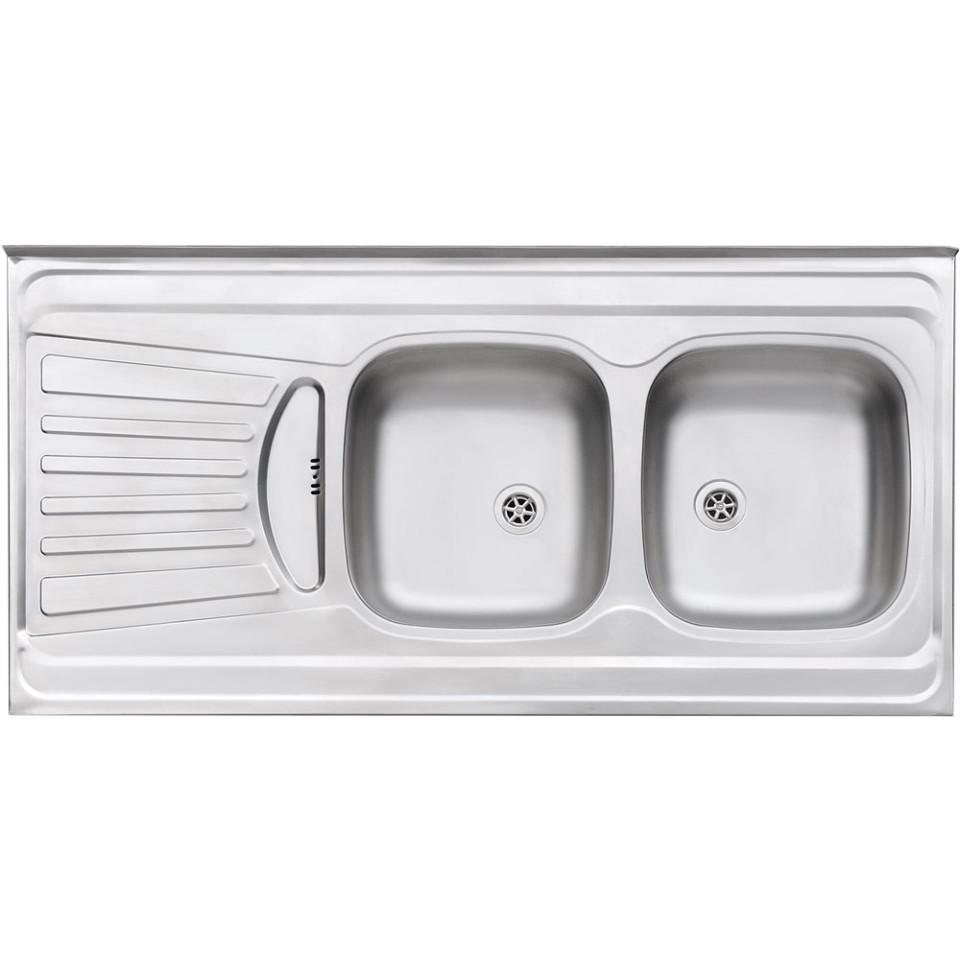 سینک استیل روکار استیل البرز مدل 260/60