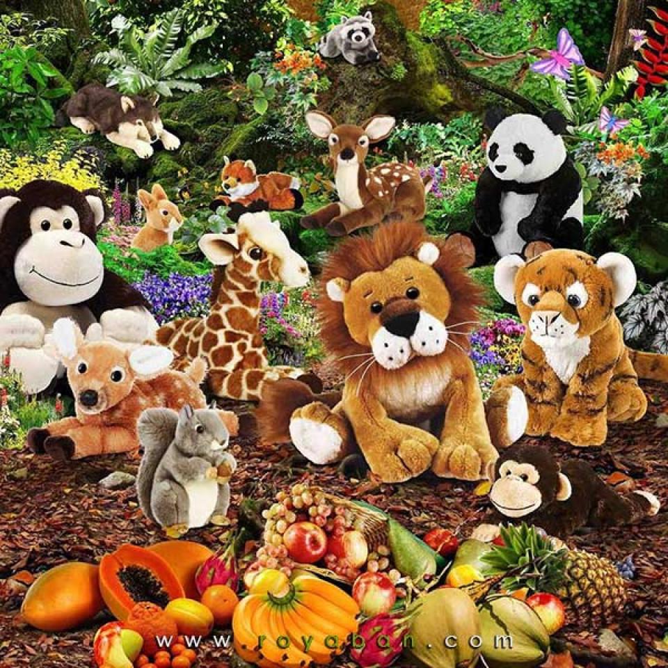 طرح لحاف مدل Animal Kingdom