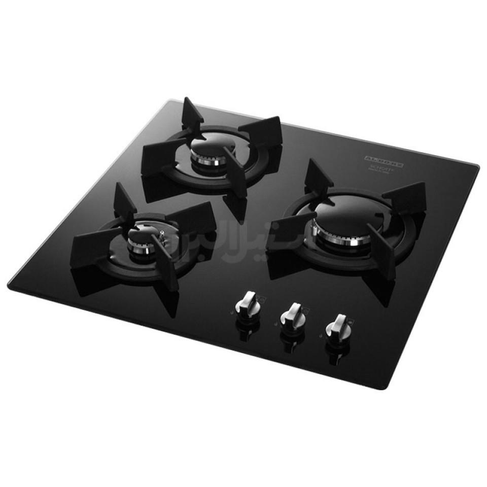 اجاق گاز شیشه ای رومیزی استیل البرز مدل G-3501