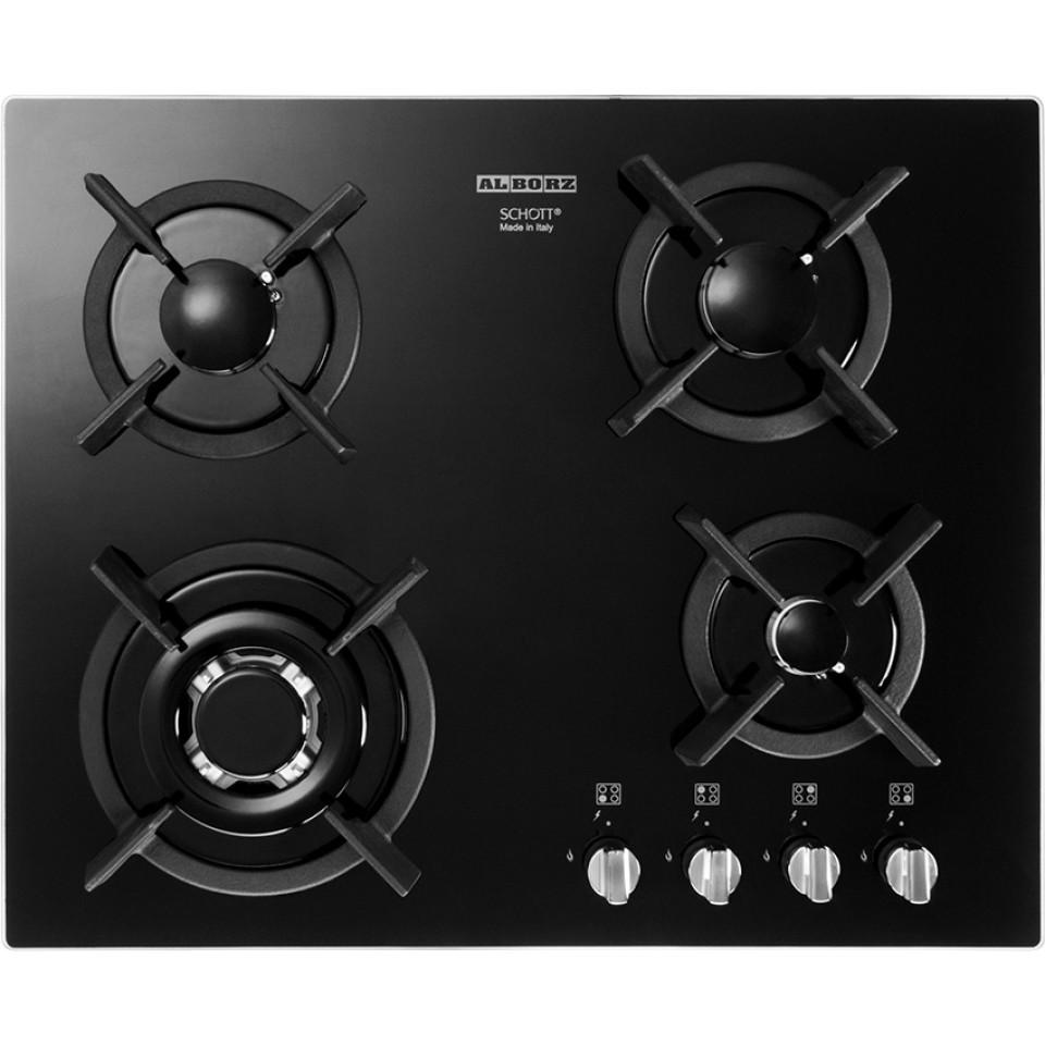 اجاق گاز شیشه ای رومیزی استیل البرز مدل G-4602