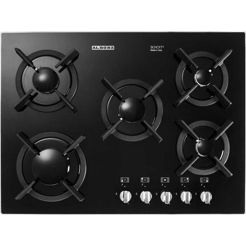 اجاق گاز شیشه ای رومیزی استیل البرز مدل G-5701