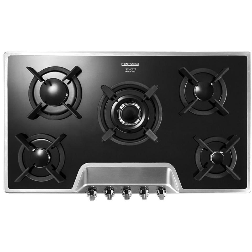 اجاق گاز شیشه ای رومیزی استیل البرز مدل G-5901S