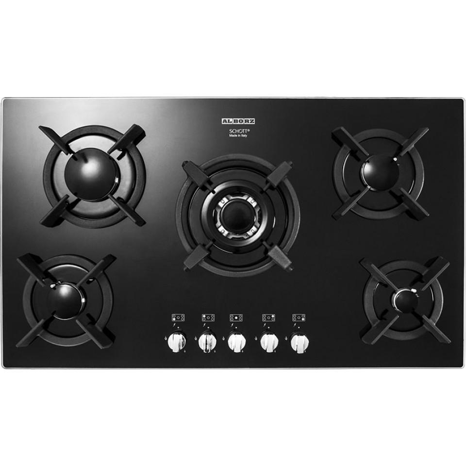 اجاق گاز رومیزی شیشه ای استیل البرز مدل G-5904