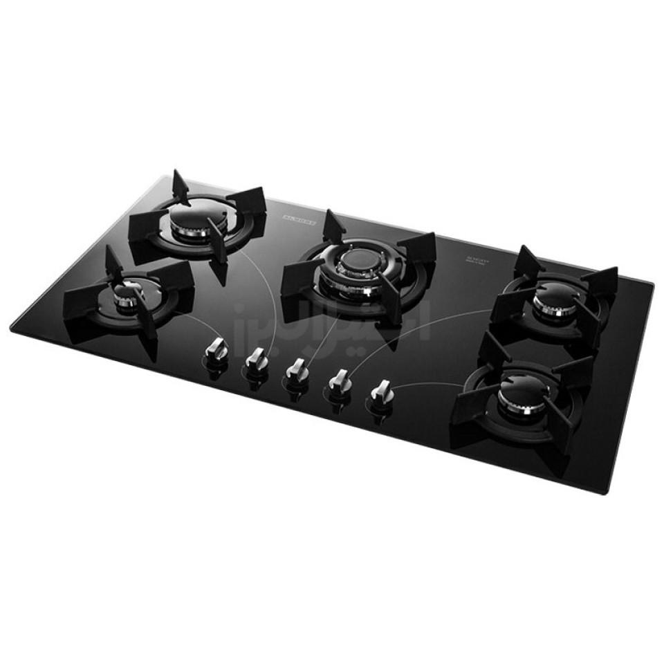 اجاق گاز شیشه ای رومیزی استیل البرز مدل G-5908