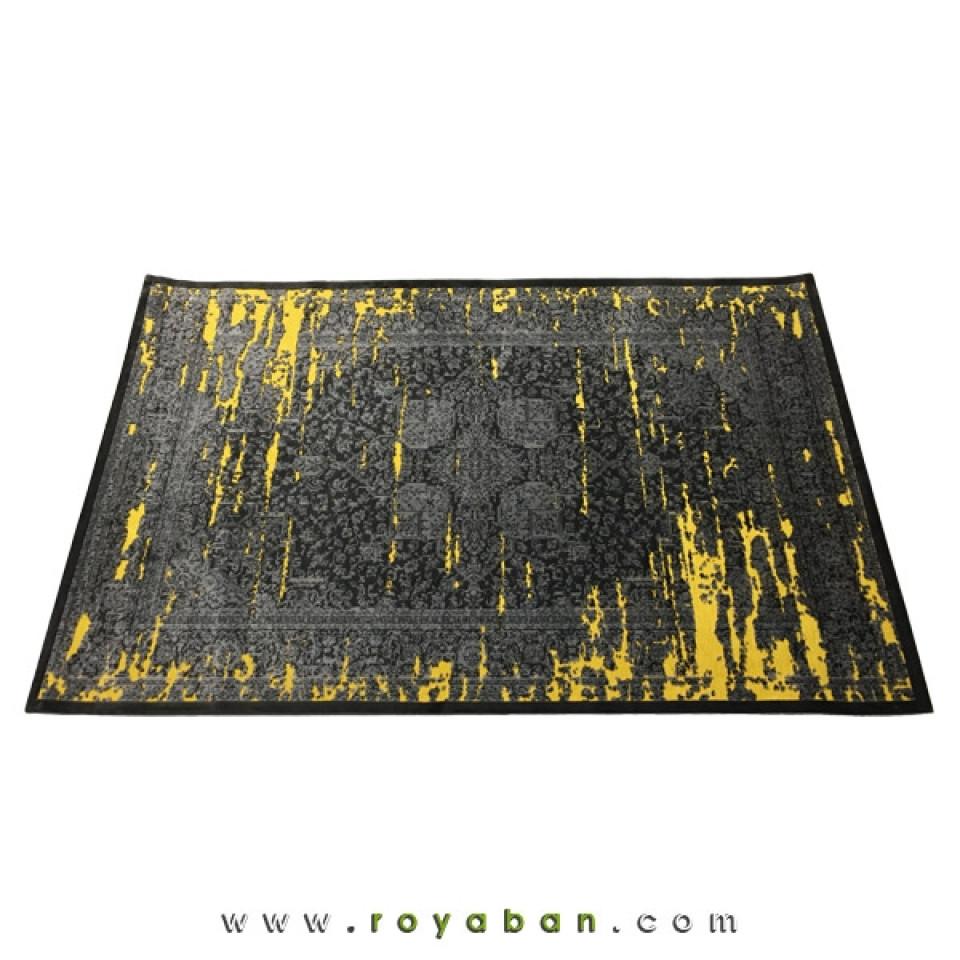 فرش وینتیج توسی و زرد