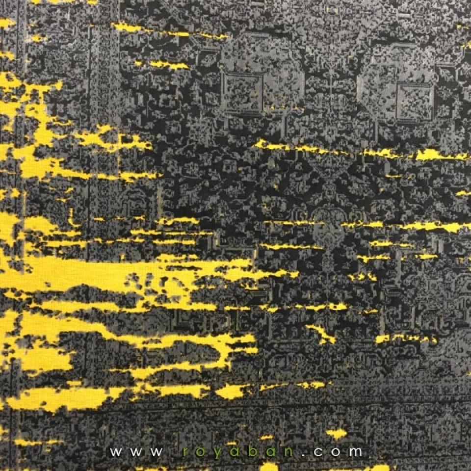 فرش وینتیج توسی و زرد