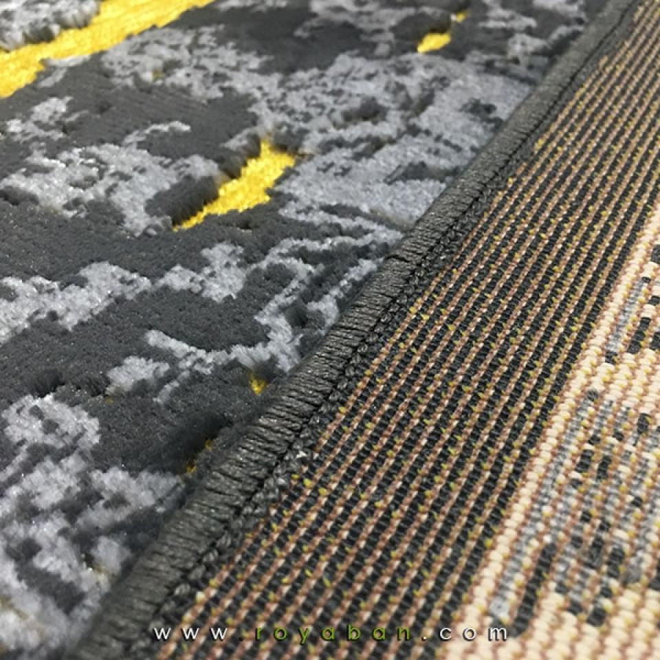 فرش وینتیج توسی و زرد