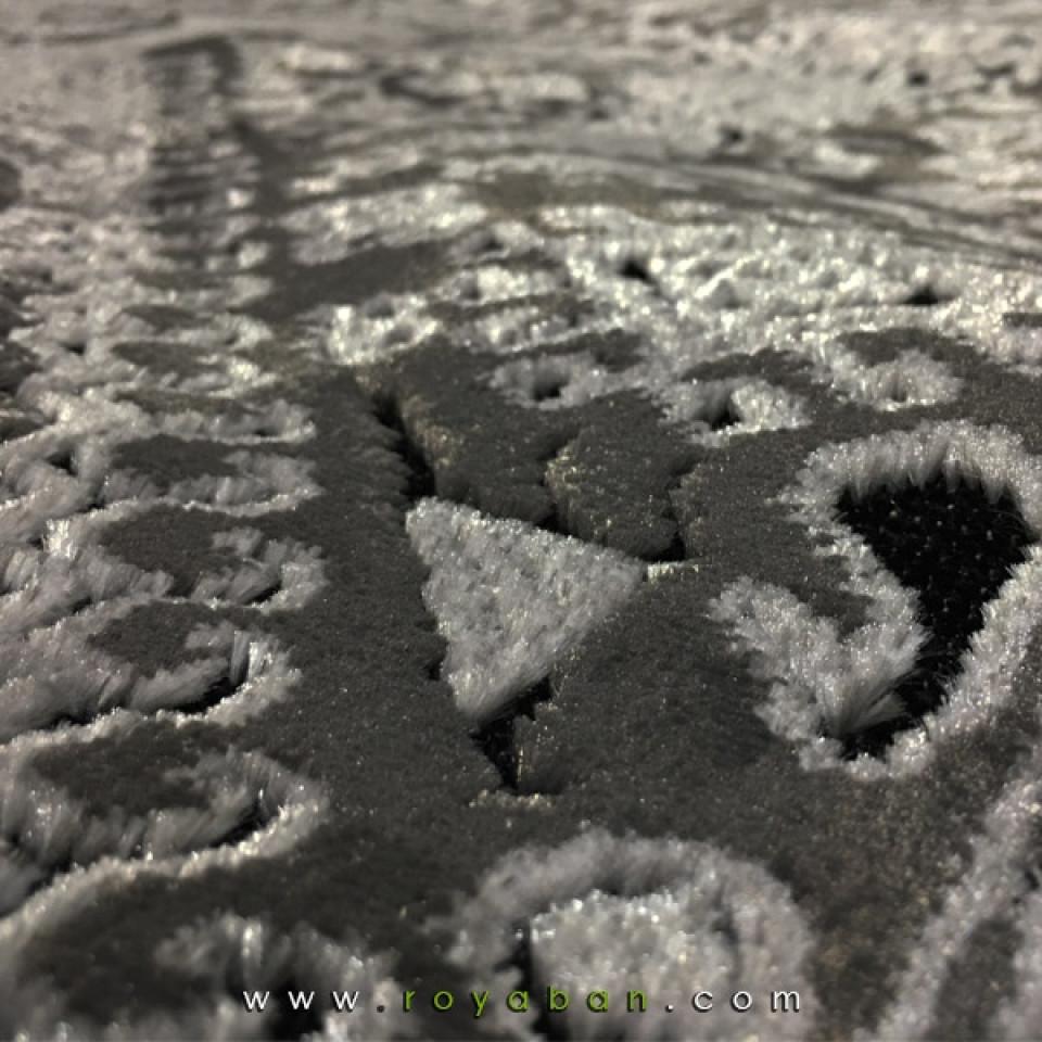 فرش وینتیج مشکی توسی