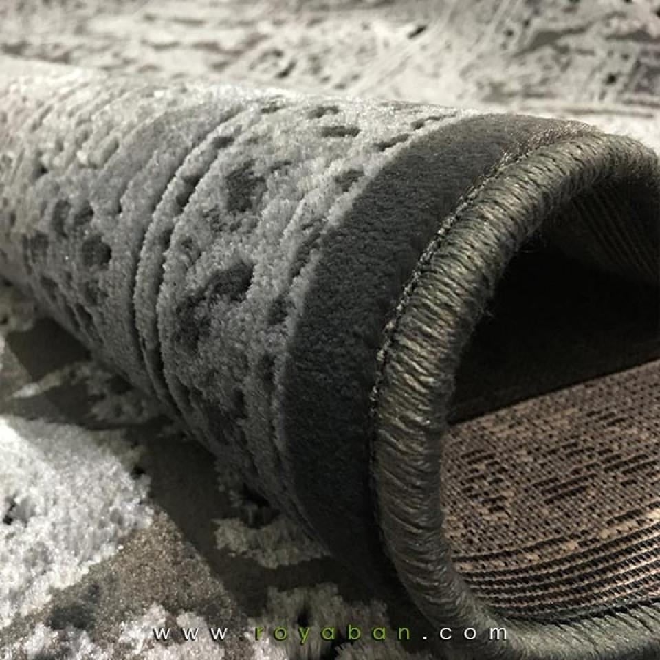 فرش وینتیج مشکی توسی