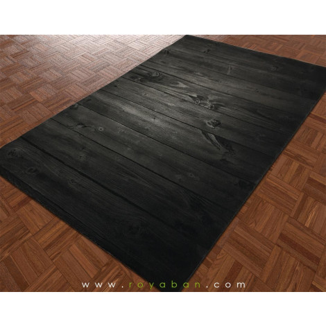 فرش سه بعدی چهارمتری مدل چوب