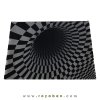 فرش سه بعدی 1.5 متری ساوین مدل سیاهچاله