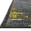 فرش راهرویی کد 2013 رنگ زرد و نقره ای